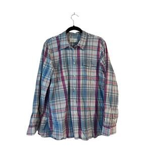 Denim & Supply Ralph Lauren Vintage Plaid Button Down Shirt Size Large Soft